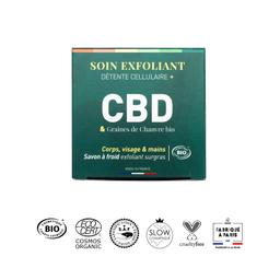 Soin Exfoliant Détente cellulaire + CBD | Savon à froid BIO