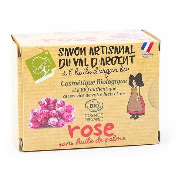 Savon bio artisanal à la Rose 140g