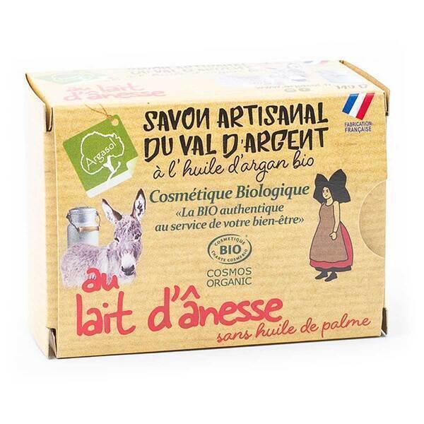 Savon bio artisanal au lait d'Anesse 140g