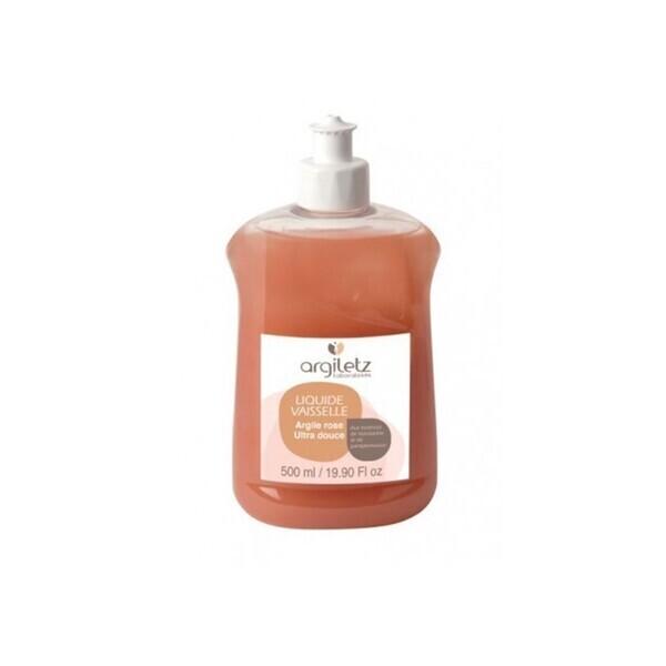 Liquide vaisselle argile rose 500 ml Argiletz