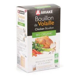 Bouillon de volaille bio - Ariaké - Boîte de 4 sachets de 33cl