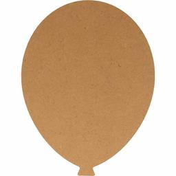 Ballon en bois MDF - 20 x 15 cm