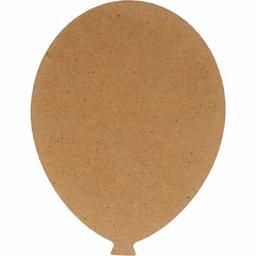 Ballon en bois MDF - 15 x 11,5 cm