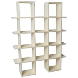 Etagère murale en bois 4 niveaux à customiser - 71 x 53 x 12 cm