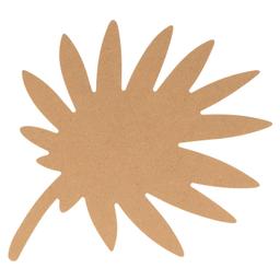 Feuille de palme en bois MDF 15 cm