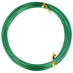 Fil d'aluminium 5 m x 1,5 mm - vert