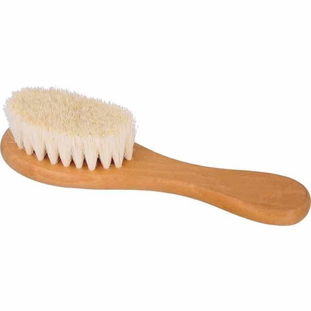 Brosse à cheveux en bois pour bébé