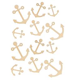 90 mini décorations en bois - Ancres de bateau