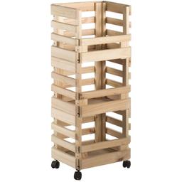 Caisse de rangement sur roulettes Evolution (Lot de 3)