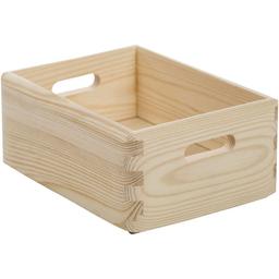 Caisse en bois de rangement 20 x 15 x 9 cm