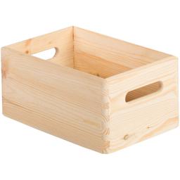 Caisse en bois de rangement 30 x 20 x 14 cm