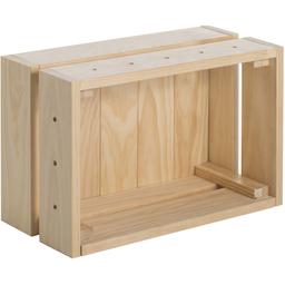 Caisse en pin massif modulable Home box Petite