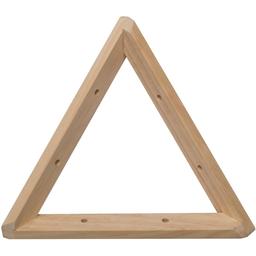 Equerre triangle en pin brut 20 cm