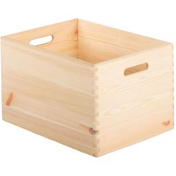 Caisse en bois de rangement 40 x 30 x 23 cm