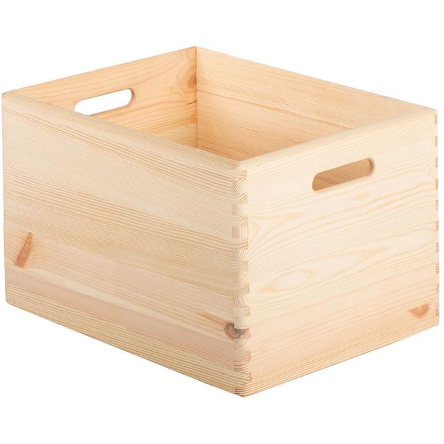 Caisse en bois de rangement 40 x 30 x 23 cm