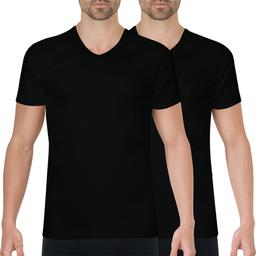 Lot de 2 Tee shirts col V homme Coton Bio