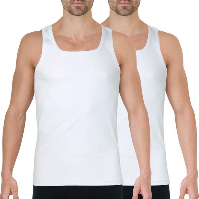 Lot de 2 débardeurs homme Coton Bio