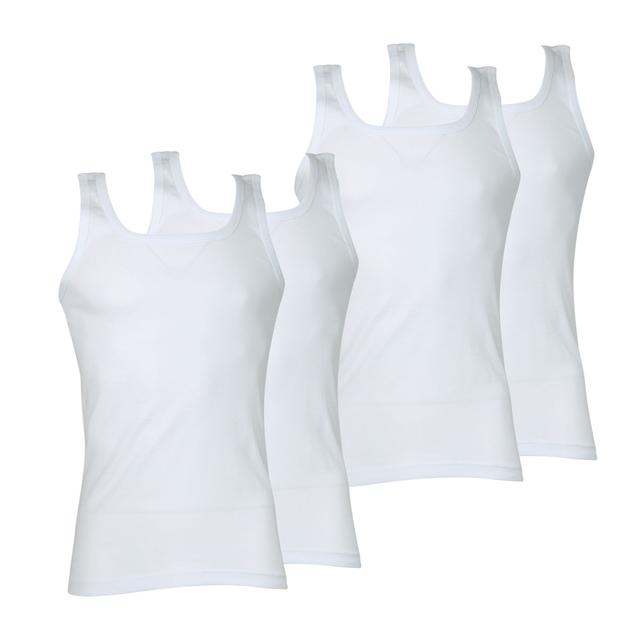 Lot de 4 débardeurs homme Coton Bio