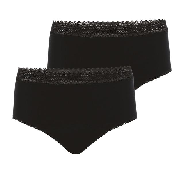 Lot de 2 culottes taille haute pour les règles