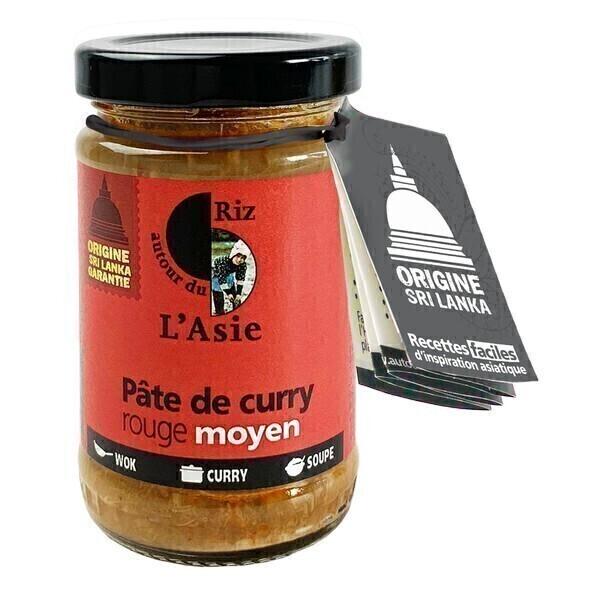 Pâte de curry rouge moyen 100g