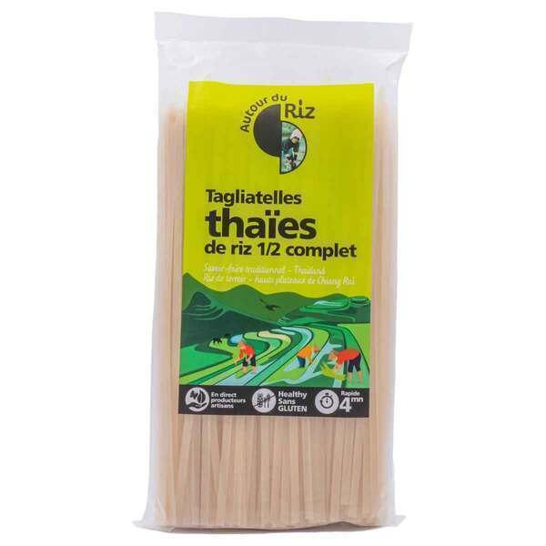 Tagliatelles thaïes de riz 1/2 complet 400g