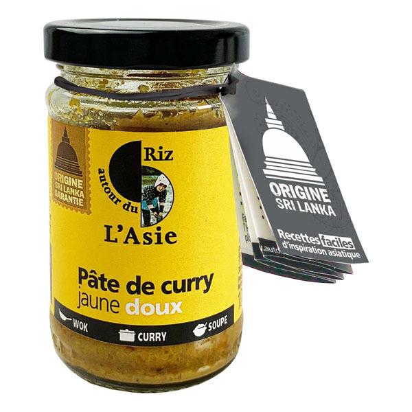 Pâte de curry jaune doux 100g