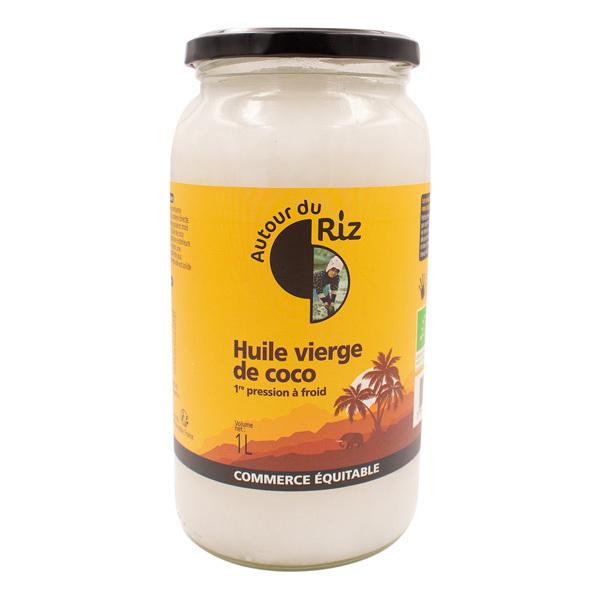 Huile de coco vierge 1ère pression à froid 1L