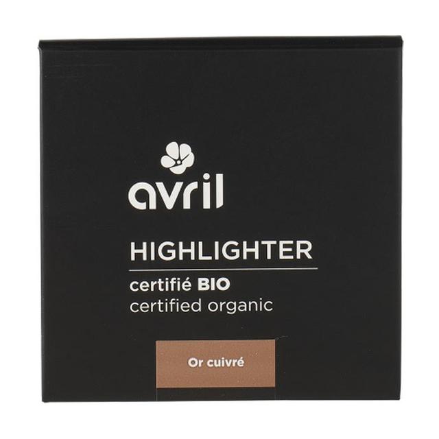 Avril - Highlighter Certifié Bio - Or Cuivré