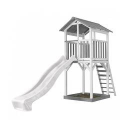 AXI Structure de jeu Beach Tower Blanc Gris avec toboggan Blanc