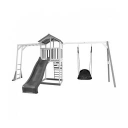 AXI Structure de jeu Beach Tower Blanc Gris cadre escalade