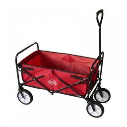 Chariot de plage rouge pliant AB100 Foldable Beachwagon Red