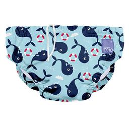 Couche de bain lavable Baie des baleines - Taille M (7-9 kg)