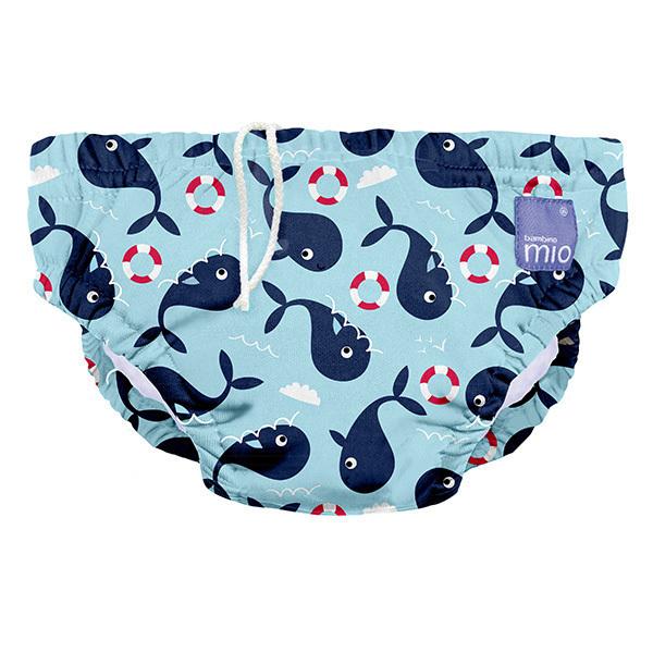 Couche de bain lavable Baie des baleines - Taille M (7-9 kg)