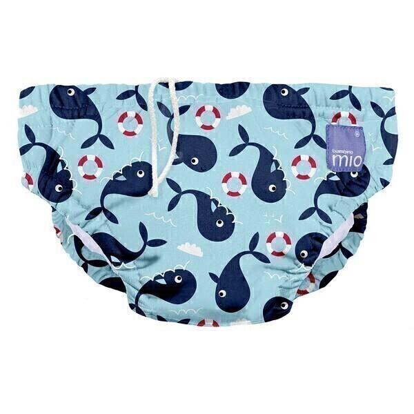 Couche de bain lavable Baie des baleines - Taille L (9-12 kg)