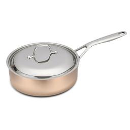 Sauteuse couvercle inox B'CHEF cuivre inox 24 cm