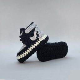 Baby Crochet Sneakers - Aj Shadow