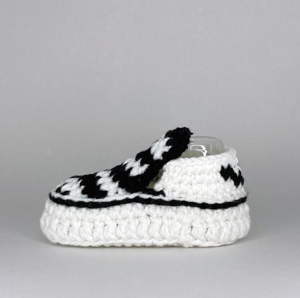 Baby Crochet Sneakers - Vans Checker