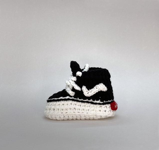 Baby Crochet Sneakers - Vans Sk8