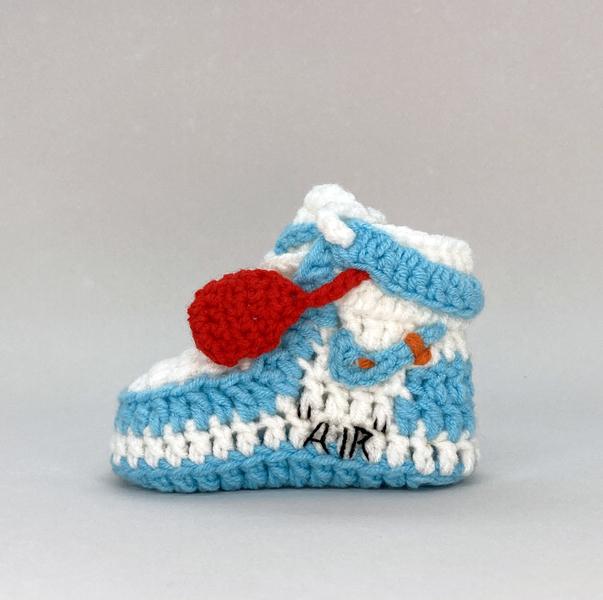 Baby Crochet Sneakers - Aj1 O-w Unc