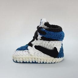 Baby Crochet Sneakers - Aj1 Travis Scott X Fragment