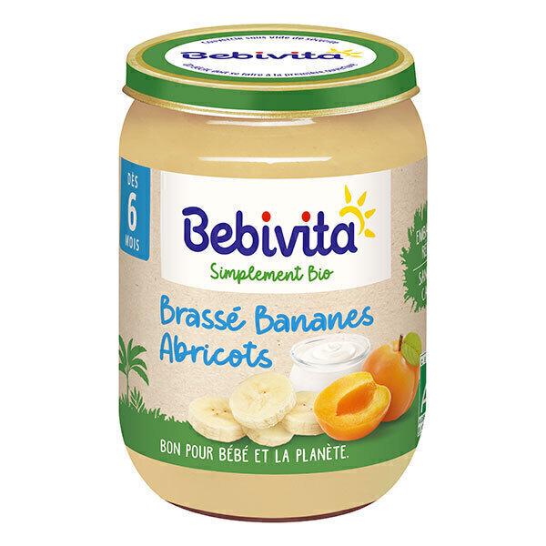 Brassé bananes abricots dès 6 mois 190g