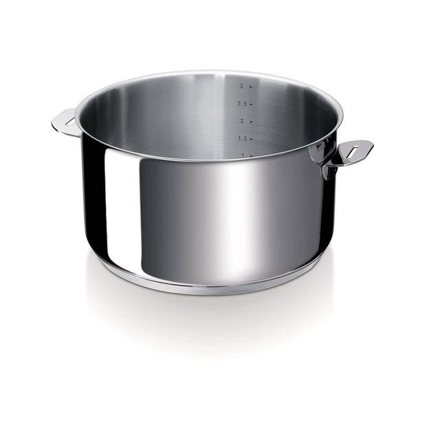 Corps de casserole Evolution 1,2 l en inox