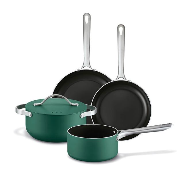 Set Mobi 1 casserole + 1 faitout + 2 poêles en aluminium recycl