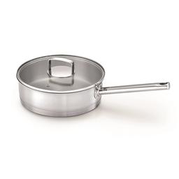 Sauteuse inox avec couvercle verre Mambo 24 cm -3,1 L