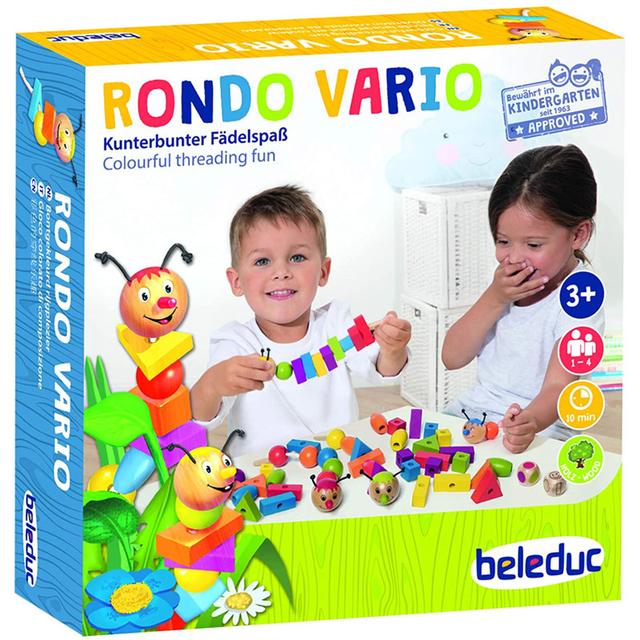 Rondo Vario jeu de laçage en bois haut en couleur - BELEDUC