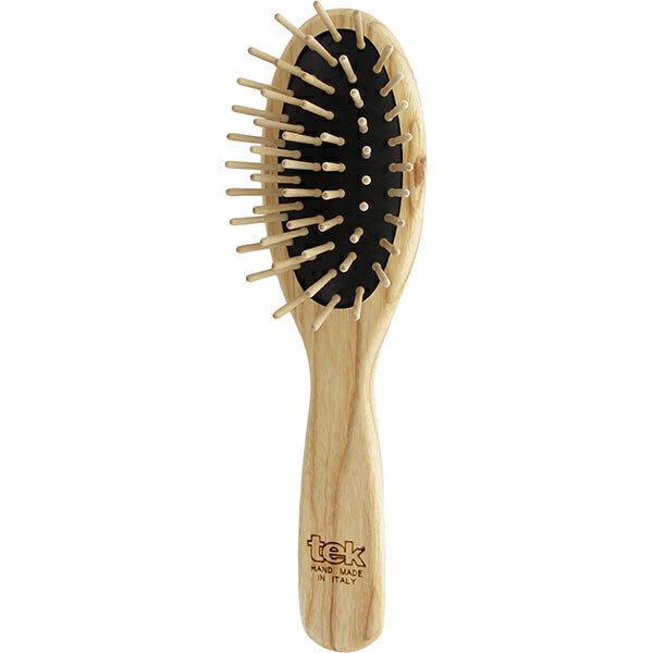 Petite brosse ovale frêne naturel