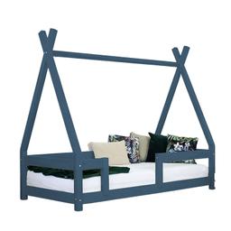 Lit cabane enfant NAKANA 80 x 160 bleu marine