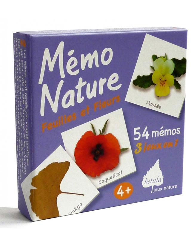 Mémo nature feuilles et fleurs