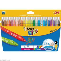 Feutres Bic Kids - Kid Couleur - 24 feutres