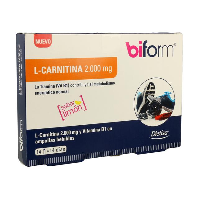 L-Carnitine 14 fioles de 2000mg